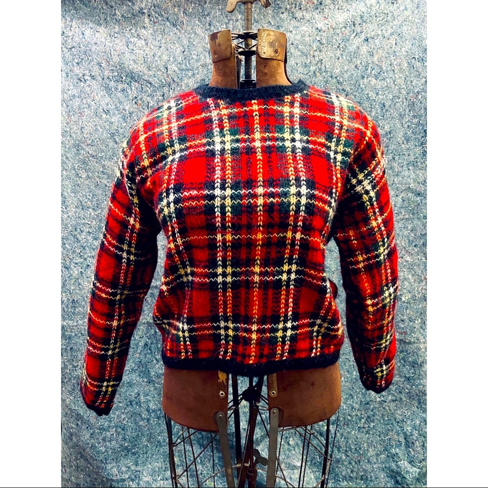 Vintage Paul Harris Design Plaid Sweater